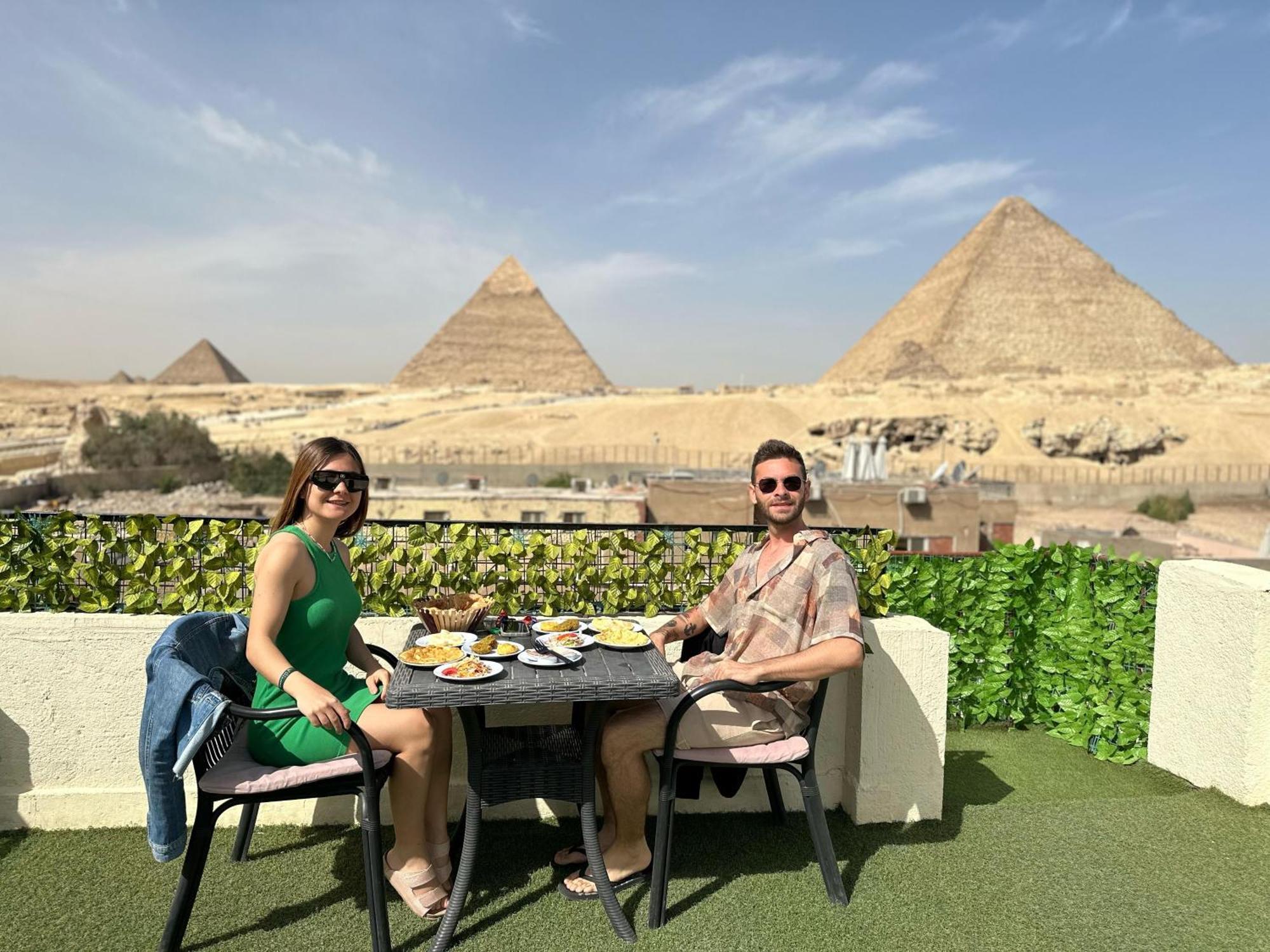 Solima Pyramids View Kafret el-Gabal Buitenkant foto