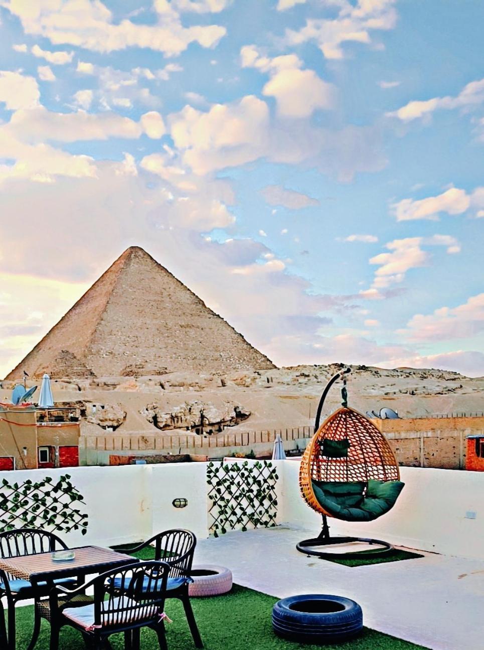 Solima Pyramids View Kafret el-Gabal Buitenkant foto