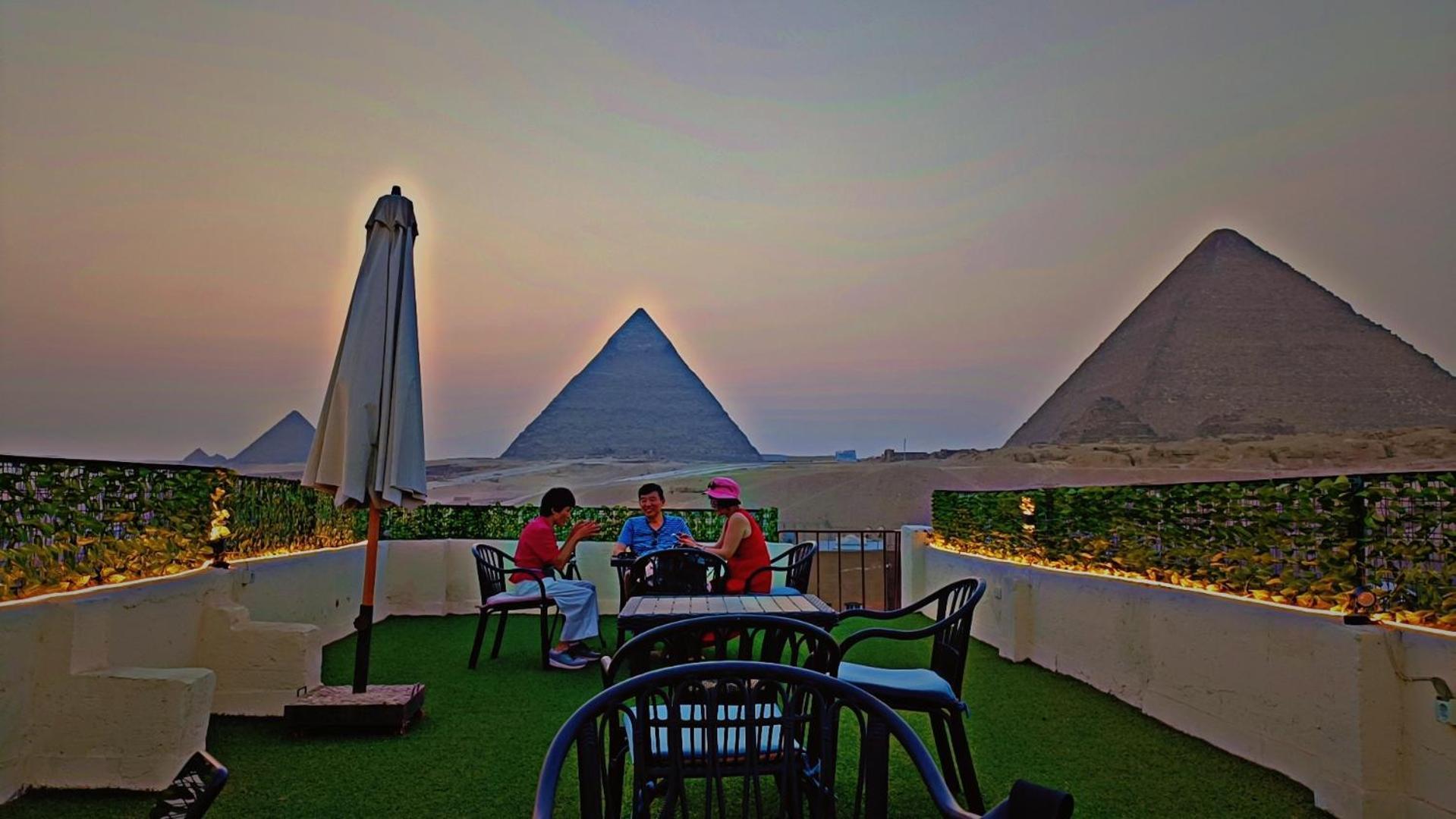 Solima Pyramids View Kafret el-Gabal Buitenkant foto