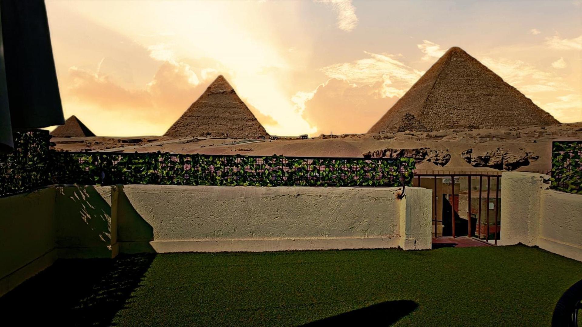 Solima Pyramids View Kafret el-Gabal Buitenkant foto