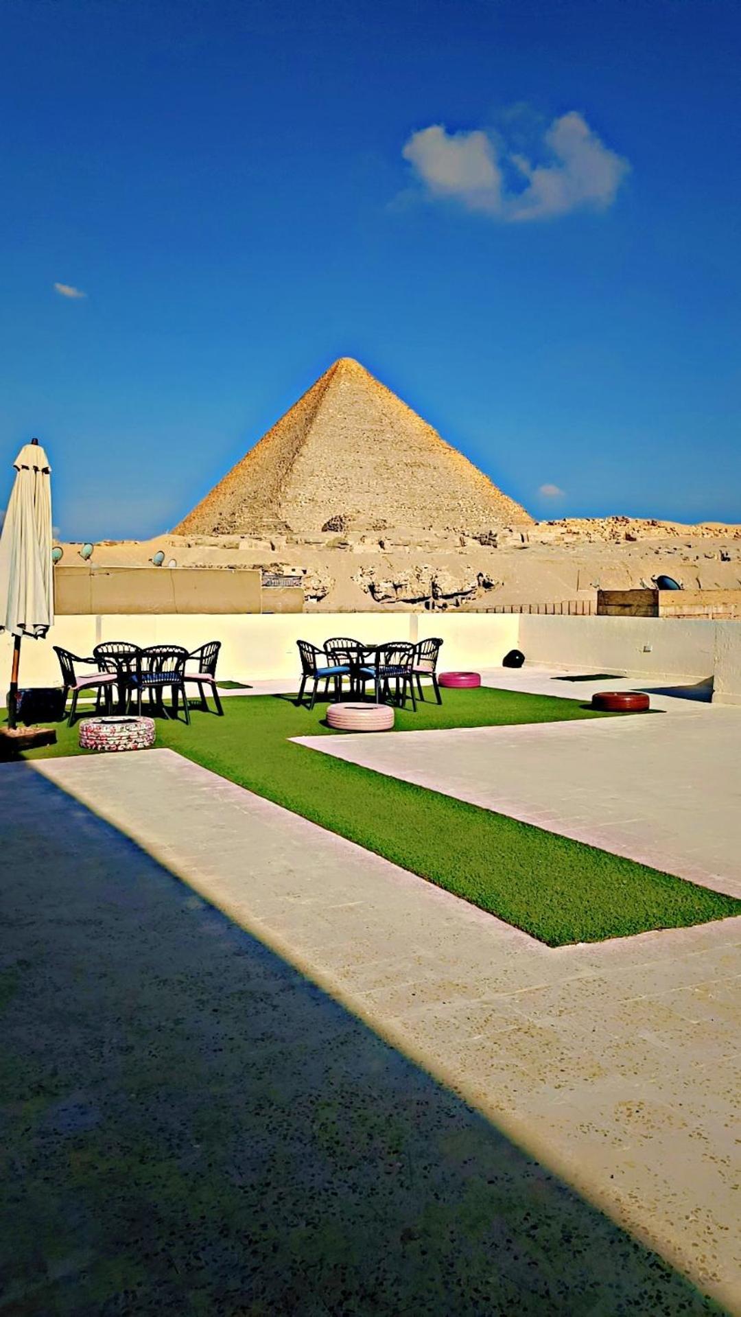 Solima Pyramids View Kafret el-Gabal Buitenkant foto