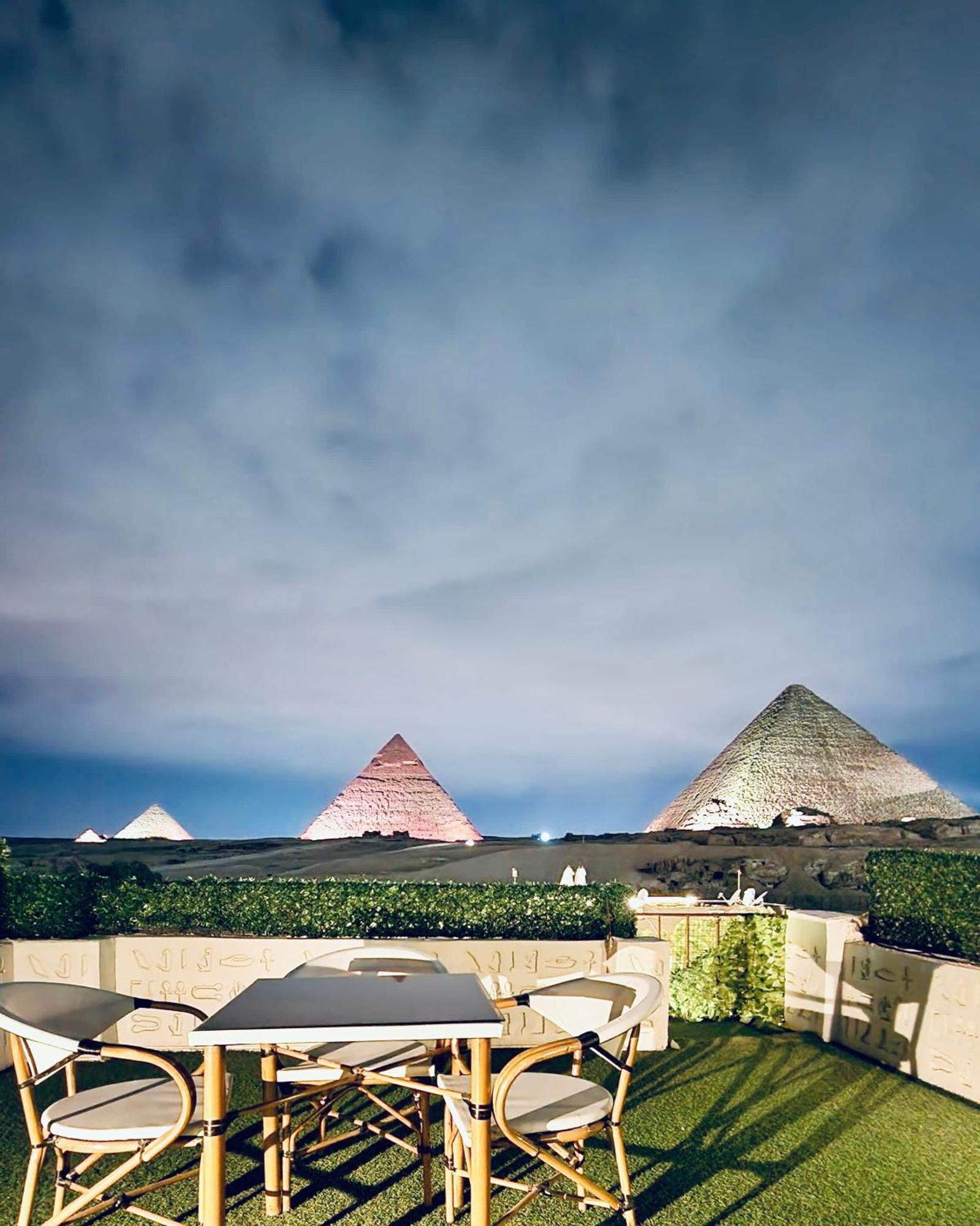 Solima Pyramids View Kafret el-Gabal Buitenkant foto
